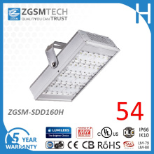 160W Aluminum Alloy LED Tunnel Light with Dimmable Driver